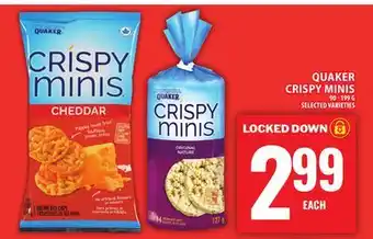 Food Basics QUAKER CRISPY MINIS offer