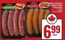 Food Basics MARC ANGELO JUMBO PORK SAUSAGES offer