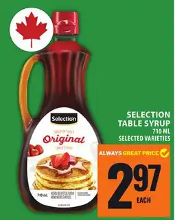 Food Basics SELECTION TABLE SYRUP offer