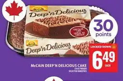 Food Basics McCAIN DEEP'N DELICIOUS CAKE offer