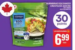 Food Basics BURNBRAE EGG BAKES! CRUSTLESS QUICHE offer