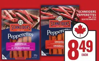 Food Basics SCHNEIDERS PEPPERETTES offer