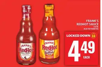 Food Basics FRANK'S REDHOT SAUCE offer