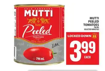 Food Basics MUTTI PEELED TOMATOES offer