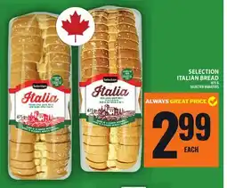 Food Basics SELECTION ITALIAN BREAD offer