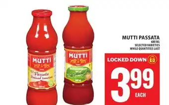 Food Basics MUTTI PASSATA offer