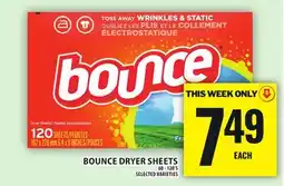 Food Basics BOUNCE DRYER SHEETS offer