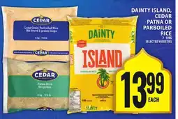 Food Basics DAINTY ISLAND, CEDAR PATNA OR PARBOILED RICE offer