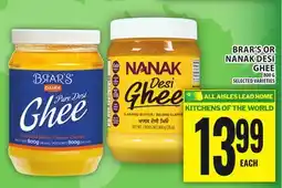 Food Basics BRAR'S OR NANAK DESI GHEE offer