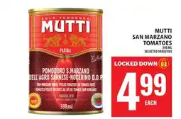 Food Basics MUTTI SAN MARZANO TOMATOES offer