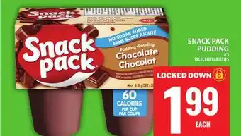 Food Basics SNACK PACK PUDDING offer