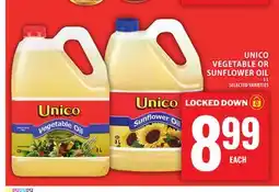 Food Basics UNICO VEGETABLE OR SUNFLOWER OIL offer