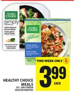 Food Basics HEALTHY CHOICE MEALS offer