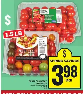 Food Basics GRAPE OR CHERRY TOMATOES offer