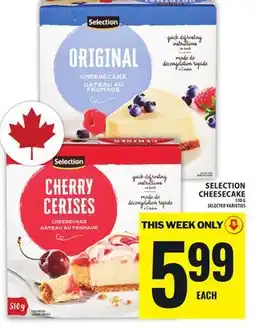 Food Basics SELECTION CHEESECAKE offer