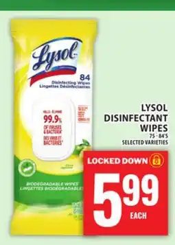 Food Basics LYSOL DISINFECTANT WIPES offer