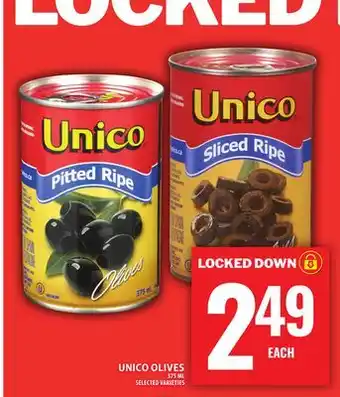 Food Basics UNICO OLIVES offer