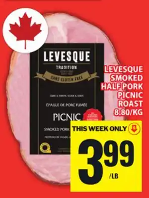 Food Basics LEVESQUE SMOKED HALF PORK PICNIC ROAST offer