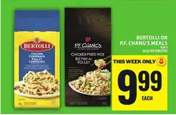 Food Basics BERTOLLI OR P.F. CHANG'S MEALS offer