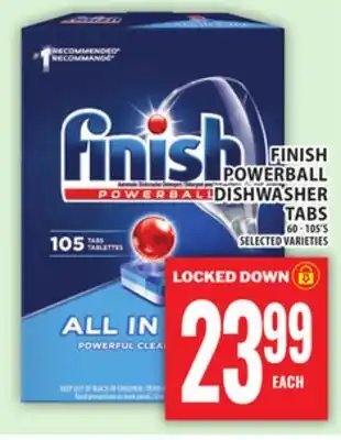 Food Basics FINISH POWERBALL DISHWASHER TABS offer