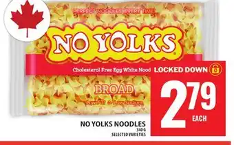 Food Basics NO YOLKS NOODLES offer