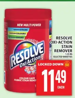 Food Basics RESOLVE OXI-ACTION STAIN REMOVER offer