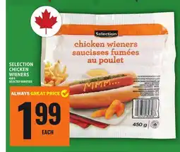 Food Basics SELECTION CHICKEN WIENERS offer