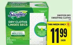 Food Basics SWIFFER DRY SWEEPING CLOTHS offer