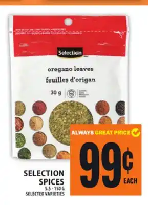 Food Basics SELECTION SPICES offer