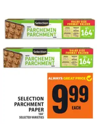 Food Basics SELECTION PARCHMENT PAPER offer