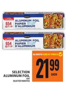 Food Basics SELECTION ALUMINUM FOIL offer