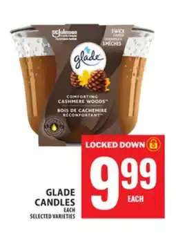 Food Basics GLADE CANDLES offer