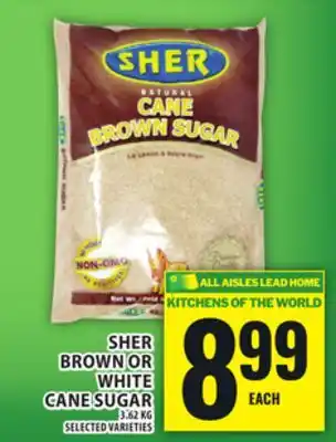 Food Basics SHER BROWN OR WHITE CANE SUGAR offer