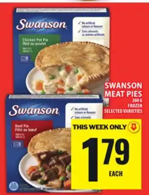 Food Basics SWANSON MEAT PIES offer