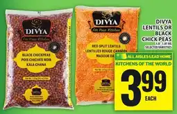 Food Basics DIVYA LENTILS OR BLACK CHICK PEAS offer