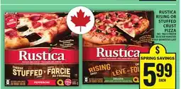 Food Basics RUSTICA RISING OR STUFFED CRUST PIZZA offer