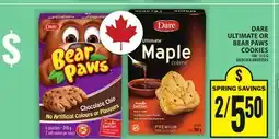 Food Basics DARE ULTIMATE OR BEAR PAWS COOKIES offer