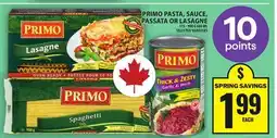 Food Basics PRIMO PASTA, SAUCE, PASSATA OR LASAGNE offer