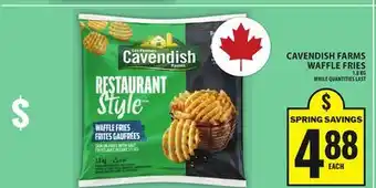 Food Basics CAVENDISH FARMS WAFFLE FRIES offer