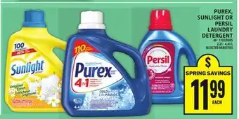 Food Basics PUREX, SUNLIGHT OR PERSIL LAUNDRY DETERGENT offer