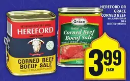 Food Basics HEREFORD OR GRACE CORNED BEEF offer