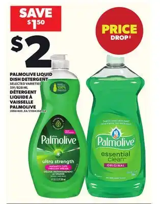 Independent Grocer PALMOLIVE LIQUID DISH DETERGENT, 591/828 ML offer