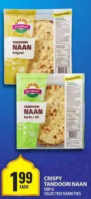 Food Basics CRISPY TANDOORI NAAN offer