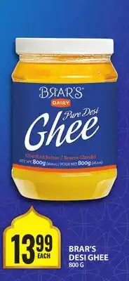 Food Basics BRAR'S DESI GHEE offer