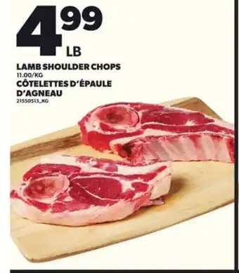 Independent Grocer LAMB SHOULDER CHOPS offer