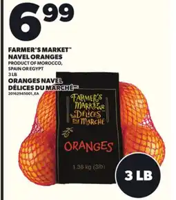 Independent Grocer FARMER'S MARKET NAVEL ORANGES, 3 LB offer