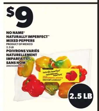 Independent Grocer NO NAME NATURALLY IMPERFECT MIXED PEPPERS, 2.5 LB offer