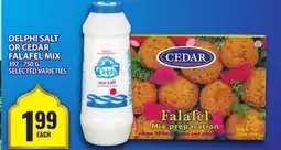 Food Basics DELPHI SALT OR CEDAR FALAFEL MIX offer