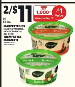 Independent Grocer MARZETTI DIPS, 227-340 G offer