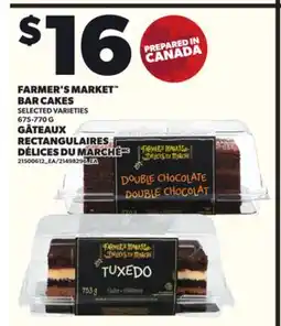 Independent Grocer FARMER'S MARKET BAR CAKES, 675-770 G offer